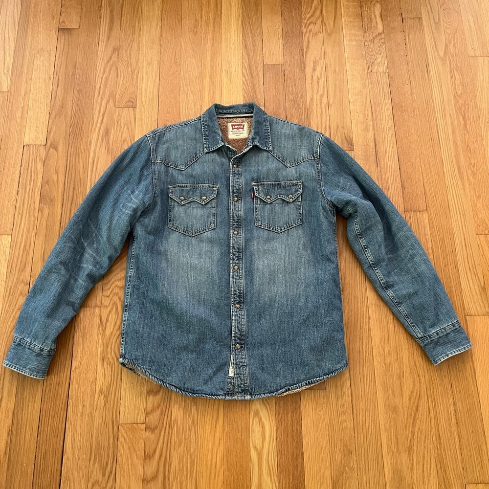 Levi’s lined denim sawtooth over shirt - Small
